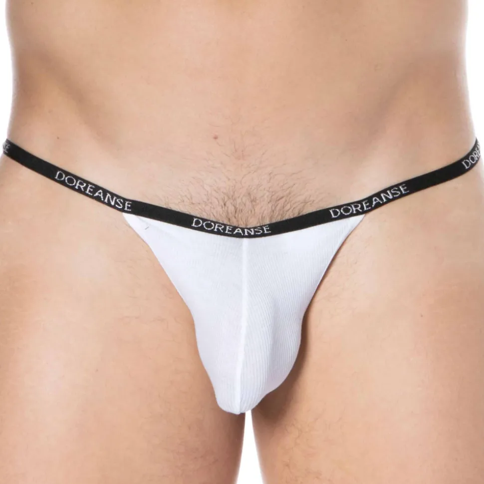 String Sexy Micro Modal Uni Blanc