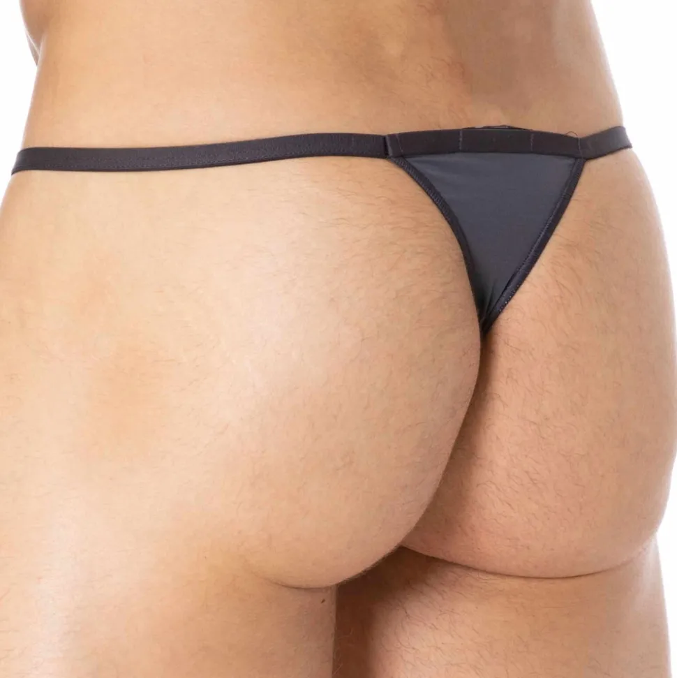 String Temptation Plume Gris Anthracite