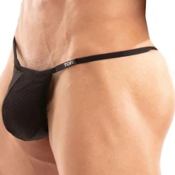 String Tentation Microfibre Noir