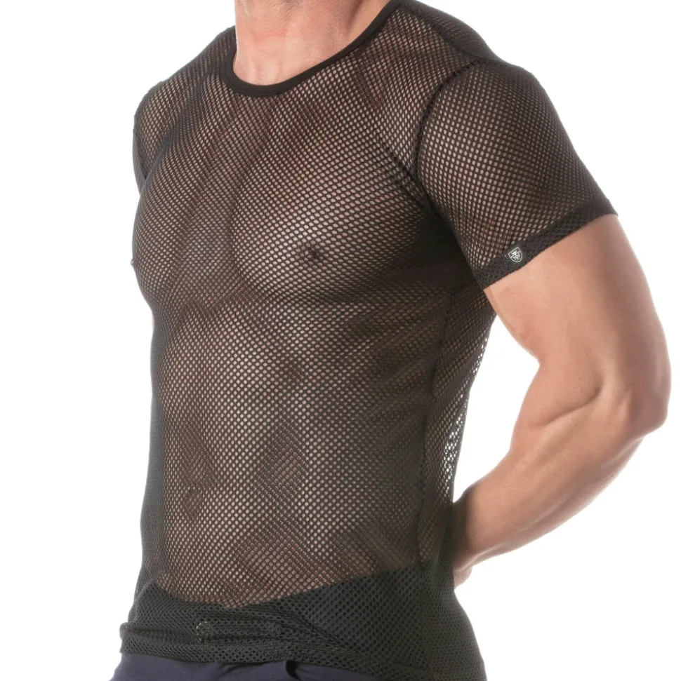 T-Shirt Circuit Mesh Noir