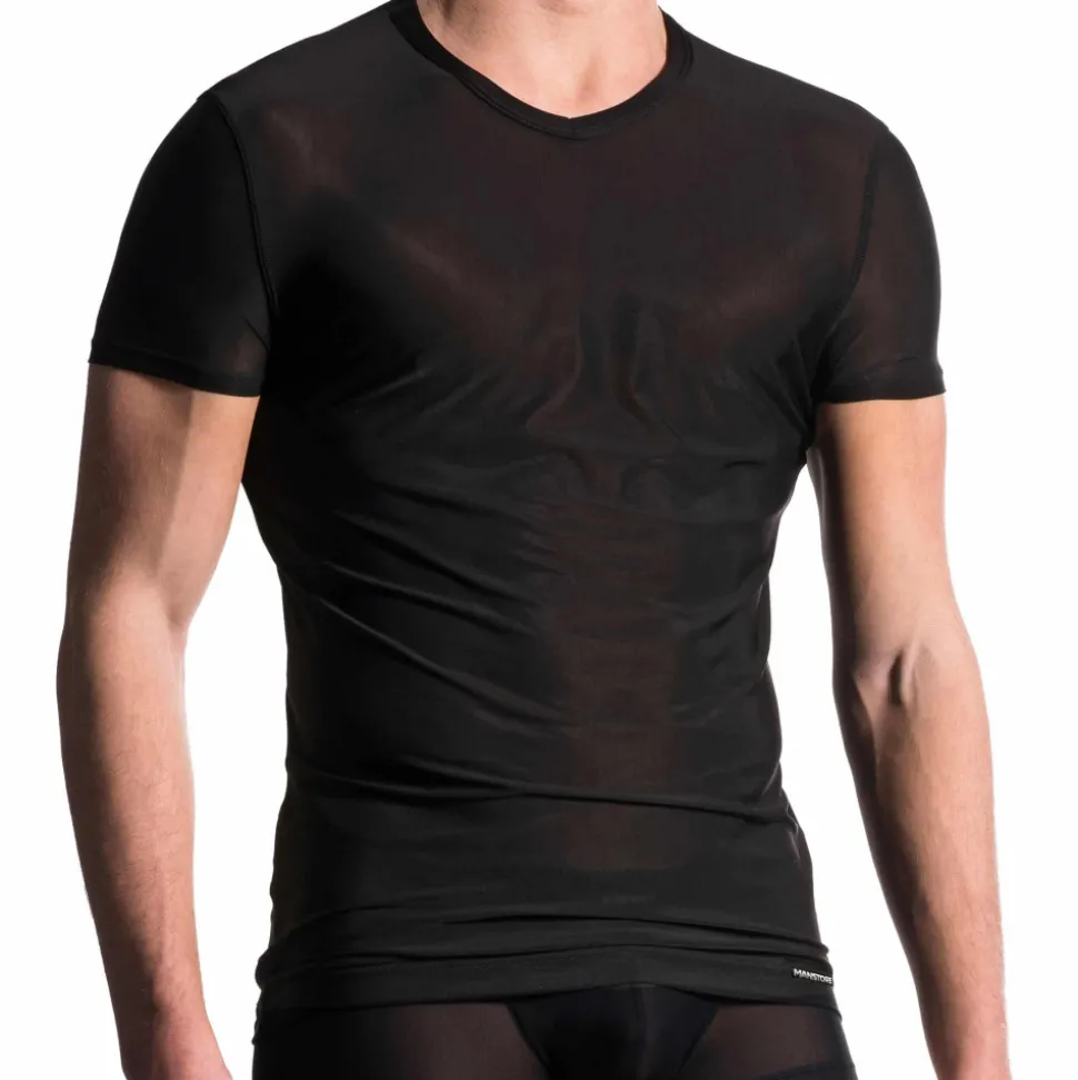 T-Shirt Col V M101 Noir