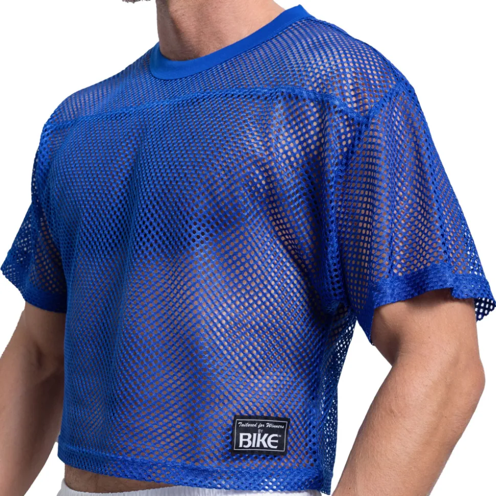 T-Shirt Crop Practice Bleu Roi