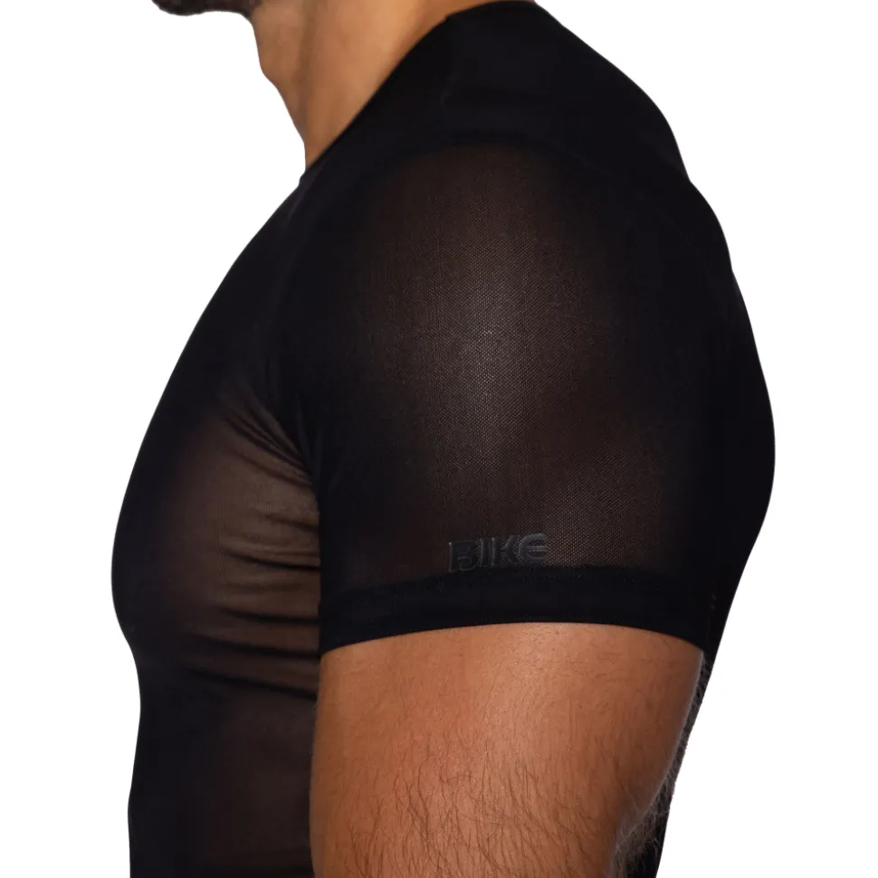 T-Shirt en Mesh Noir