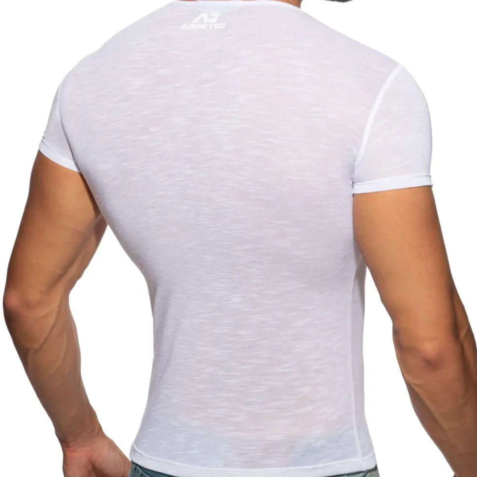 T-Shirt Flame Blanc