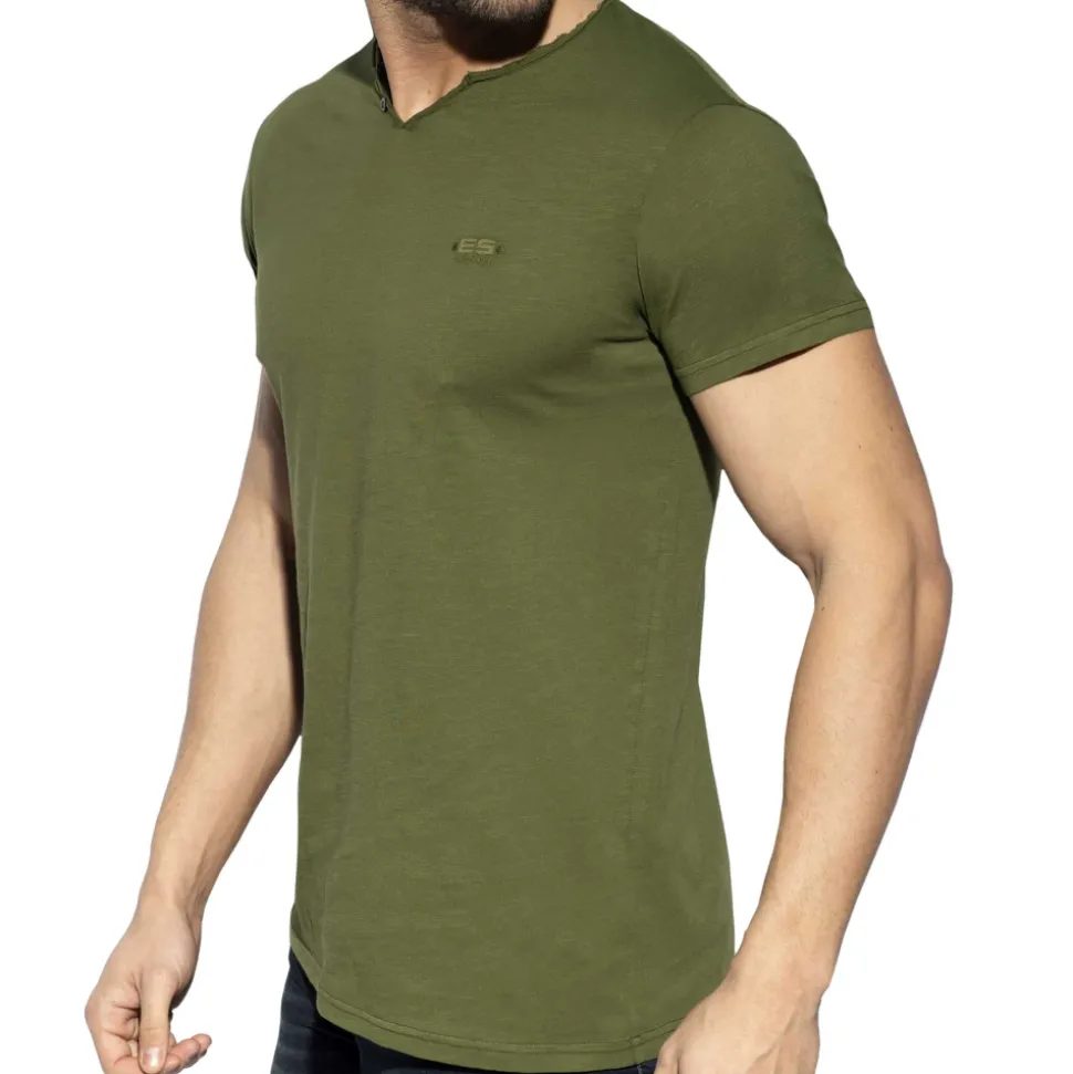 T-Shirt Flame Luxury Vert Kaki
