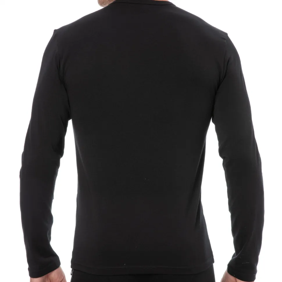 T-Shirt Manches Longues Bold Monogram Coton Noir