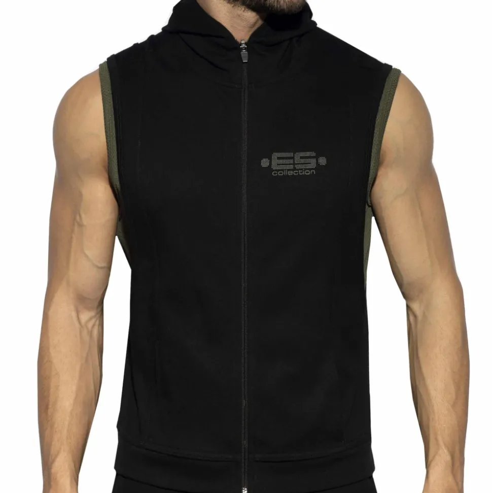 Veste Sport à Capuche First Class Noire