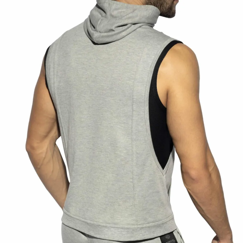Veste Sport à Capuche First Class Gris Chiné