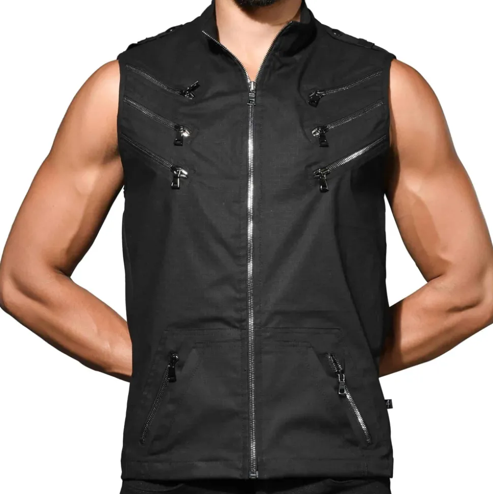 Veste Zipper Special Forces Noire